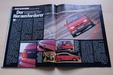 Rallye Racing 08/1991 Opel Astra F GSi 2.0 16V mit 150PS in einer ersten Vorstel