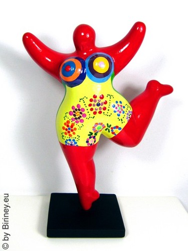 Rote keramik nana figur - nana-figur, 22cm