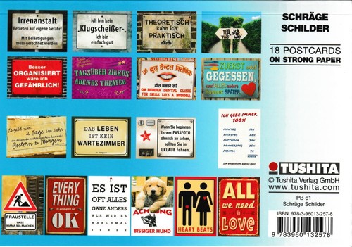 Postkartenbuch schräge - postkartenbuch, "schräge
