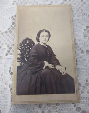um 1870 Photograph BOGARDUS New York 363 Broadway : Portrait Hausfrau Fritzel