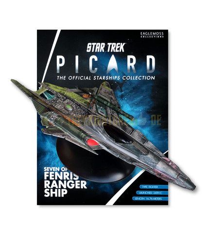 Eaglemoss star trek picard - star,