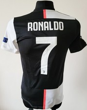 Juventus 2019 - 2020 Heim Fußball Adidas Trikot #7 Ronaldo Größe Small...