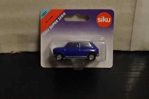 Siku mini cooper white - siku, white/blue