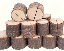 6 Tischkartenhalter aus Holz -