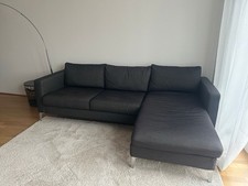 Eck-Sofa anthrazit, gebraucht, Ikea Karlstad