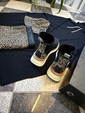 MARC CAIN Running-Socke Sneaker 38 Leo schwarz creme braun Neopren