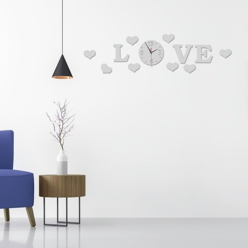 Spiegel wanduhr acryl diy - spiegel,