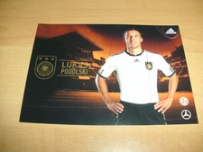 Lukas Podolski : Autogrammkarte