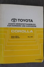 Toyota Corolla  "Mai 2003"  Werkstatthandbuch - Reparaturhandbuch