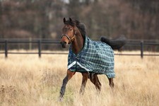 Outdoordecke Horseware Rhino Wug 100g hunter check 125cm
