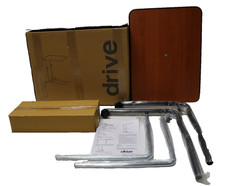 Drive Medical 701, Beistelltisch, 2 Schwenkrollen, höhen und winkelverstellbarer