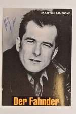 Martin Lindow - Der Fahnder - original Autogramm -  - ca. 15x10cm - Autogrammkar