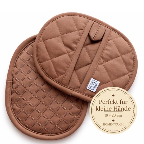 Topflappen set braun - set,