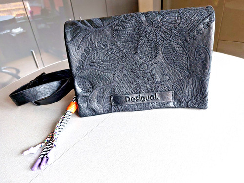 Desigual schwarze bestickte - desigual, schwarze,