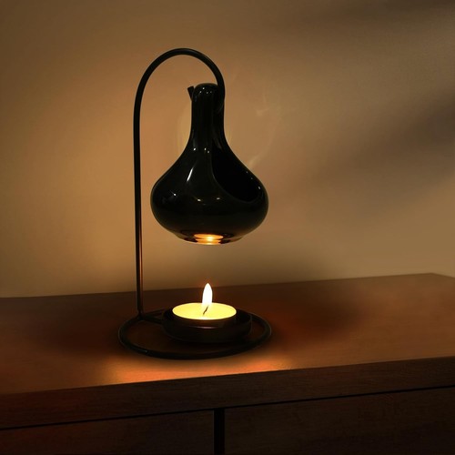 Keramik duftlampe schwarz - keramik,