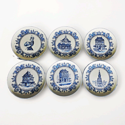 6er set dutch holland blau - blau, &
