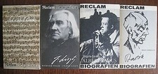 5 Bücher Reclam Biografien