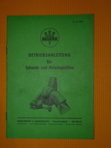 Neuero betriebsanleitung