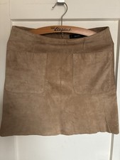 Hallhuber Leather Skirt Gr. 36