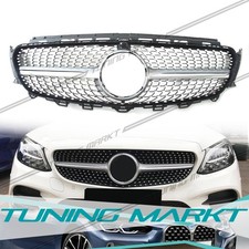 Grill Kühlergrill Diamant Silber für Mercedes W213 S213 A238 E43 AMG 2016-2019