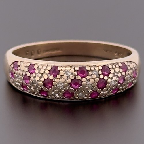 Cluster ring gelbgold - 9, kt