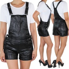 Damen Hot Pants Latzhose