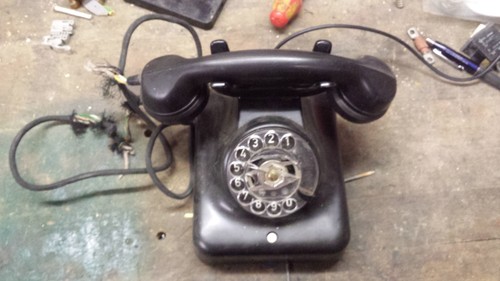 Telefon schwarz mit - telefon, 48