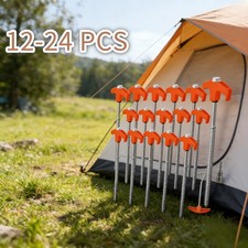 12/16/24X Zelt Heringe Stahl