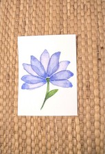 Aquarellmalerei Blume
