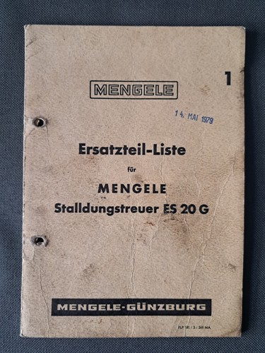 Mengele es20g stalldungstreuer - mengele,