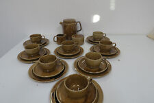 Hutschenreuther Hotel  -   Keramik  Kaffeeservice  27 Teilig  gesprenkelt