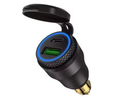 QC3.0 Wasserdichte USB Schnellladegerät-Steckdose Typ C für BMW Motorrad Hella