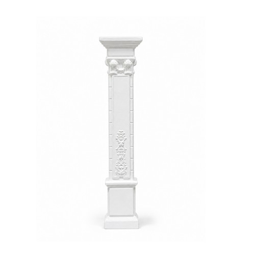 Römische säule matt weiß - römische,