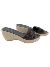 Pantoletten Keilabsatz Damen