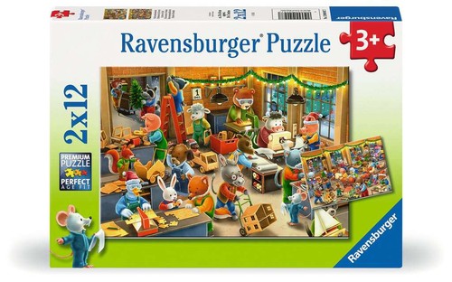 Ravensburger kinderpuzzle 2x12 - ravensburger,