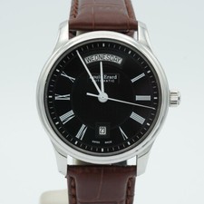 LOUIS ERARD CLASSIC AUTOMATIK HERREN 65559 39MM STAHL TOP ZUSTAND DAY DATE