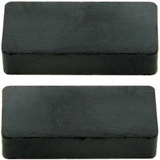 2 x Extra starke Haltemagnete Keramik Block Magnete Quadermagnet Werkzeughalter