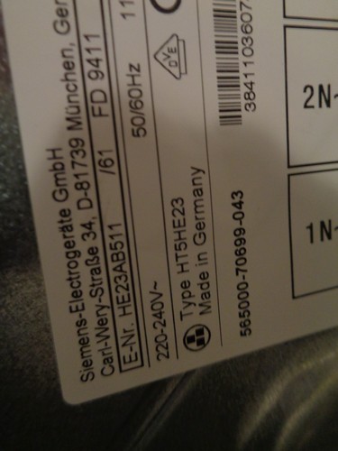 Siemens he23ab511 61 - he23ab511, /61
