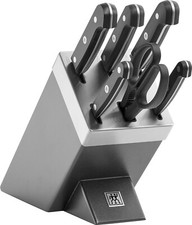 Zwilling Gourmet 7 Tlg Messerblock Messer-Set SharpBlock Selbstschärfend Grau