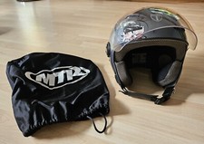 Motorradhelm Highway - Jethelm mit Visier - Größe M