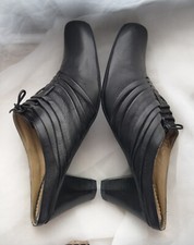 Marc SoftWalk Damen Sabot Pumps Schuhe Echtleder schwarz Gr. 39