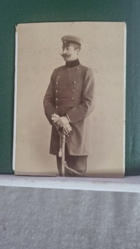 Orig cdv soldat - cdv, uniform