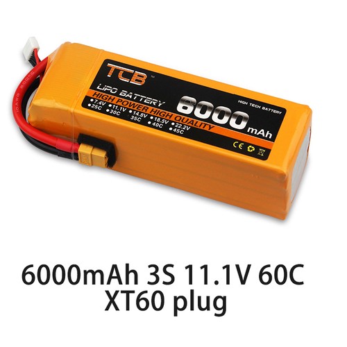 6000 mah 60 c - v, 3s