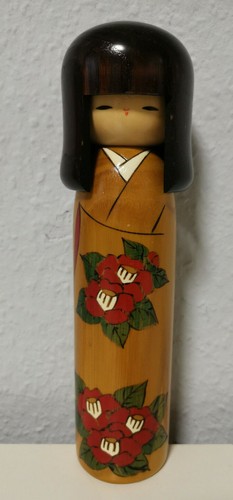 Kokeshi japanische holz - holz, puppe