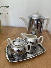 Thermosflasche Kanne mit Milch und Zucker Set