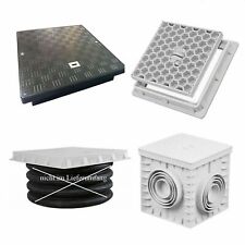 Schachtabdeckung mit Rahmen Revisionsschacht Kontrollschacht Schacht/Abdeckung