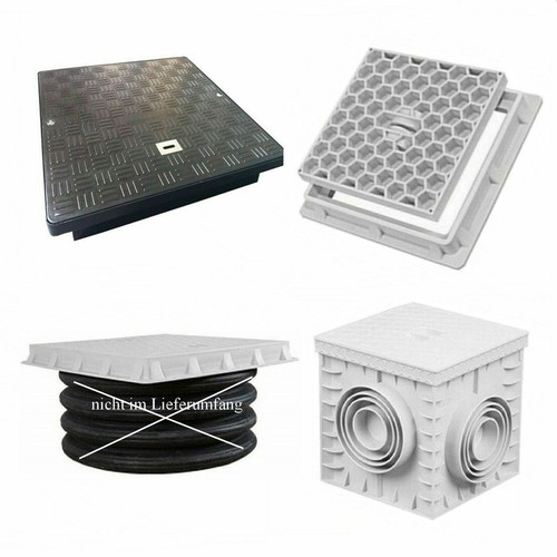 Schachtabdeckung mit rahmen - mit,