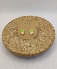 Ohrstecker Ohrring Erdbeere 