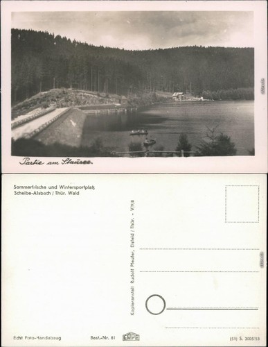 Ansichtskarte scheibe alsbach - ansichtskarte, scheibe-alsbach