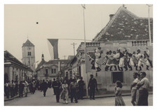 Tschechien, Strážnice Festival, Stadtansicht, Vintage Druck, 1954 Pri Foto